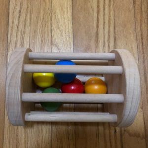 Monti Kids Wooden Cylinder Rolling Drum